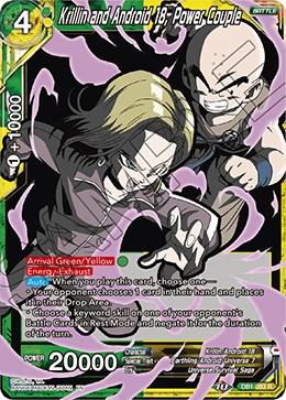 Krillin and Android 18, Power Couple [Alternate Art] DB1-093