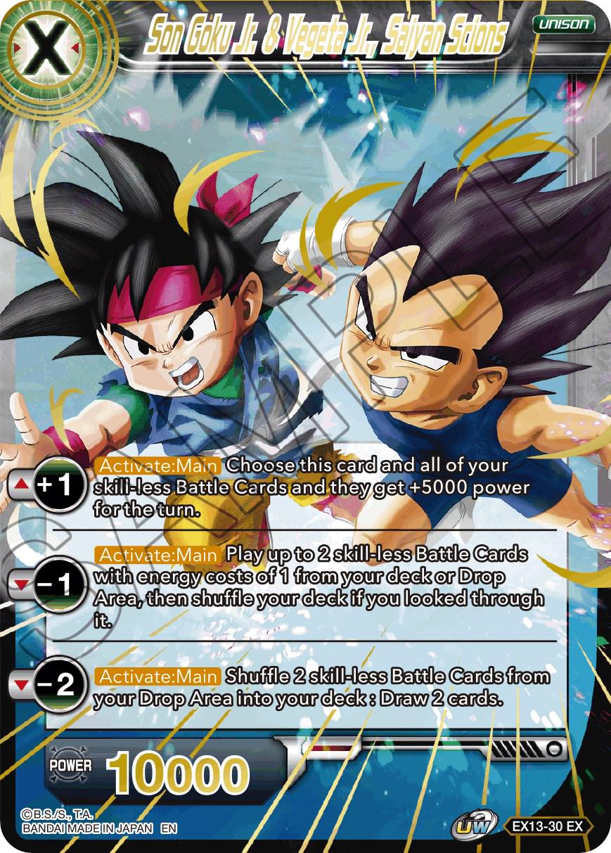 Son Goku Jr. & Vegeta Jr., Saiyan Scions EX13-30