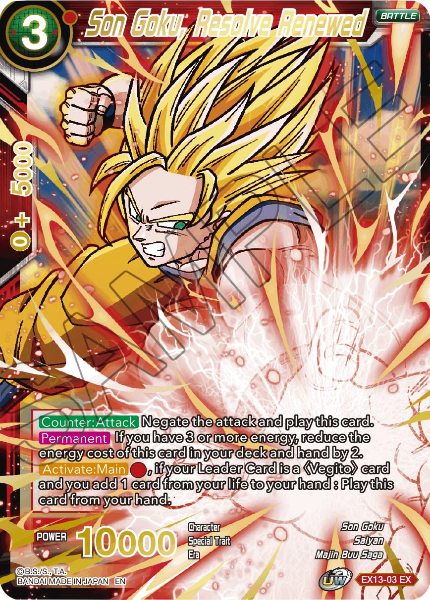 Son Goku, Resolve Renewed EX13-03