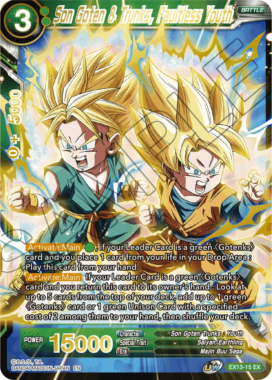 Son Goten & Trunks, Faultless Youth EX13-15
