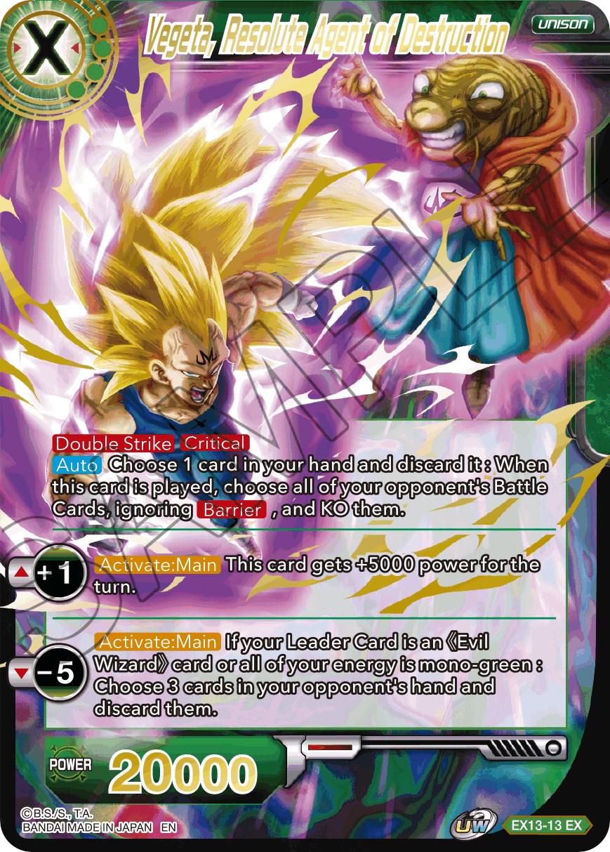Vegeta, Resolute Agent of Destruction EX13-13