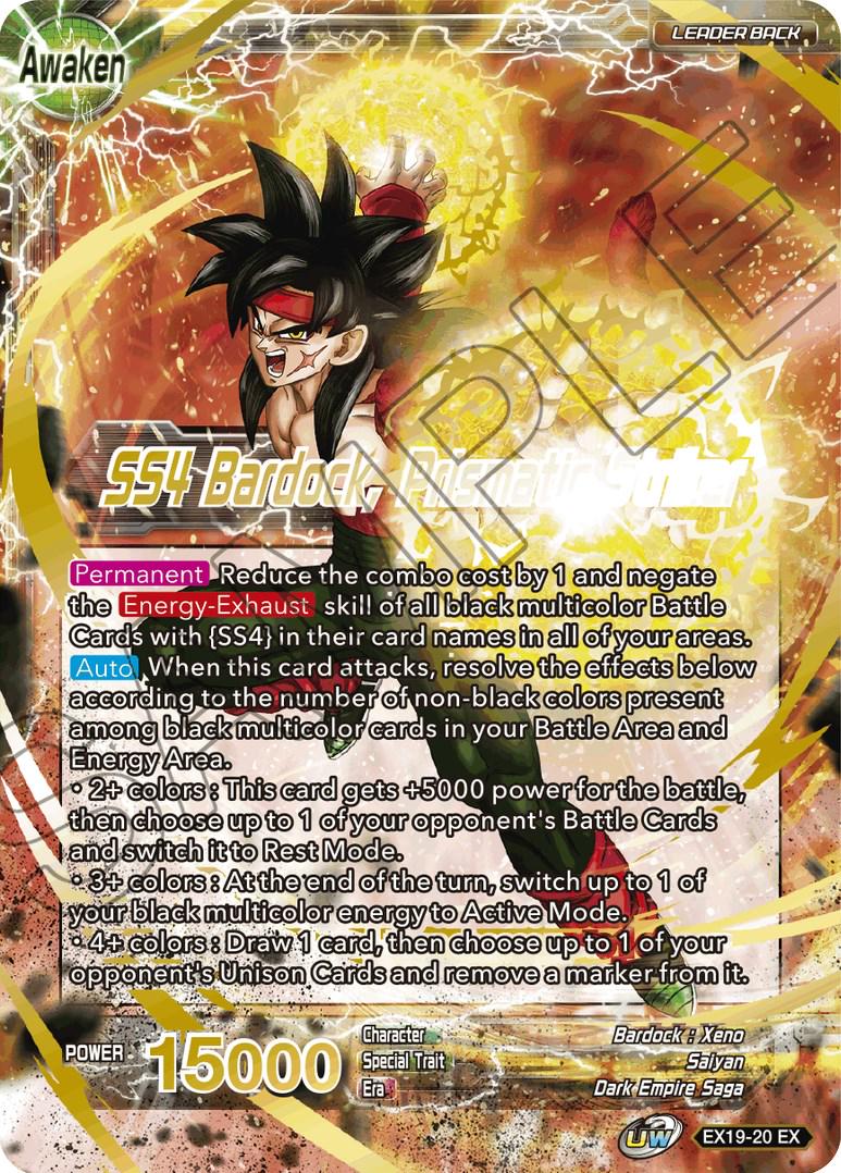 Bardock // SS4 Bardock, Prismatic Striker EX19-20