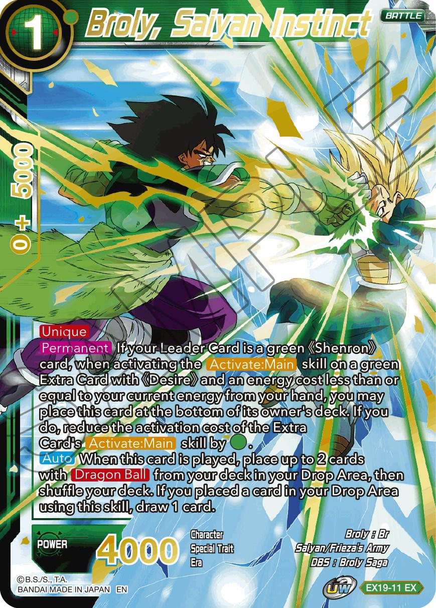 Broly, Saiyan Instinct EX19-11