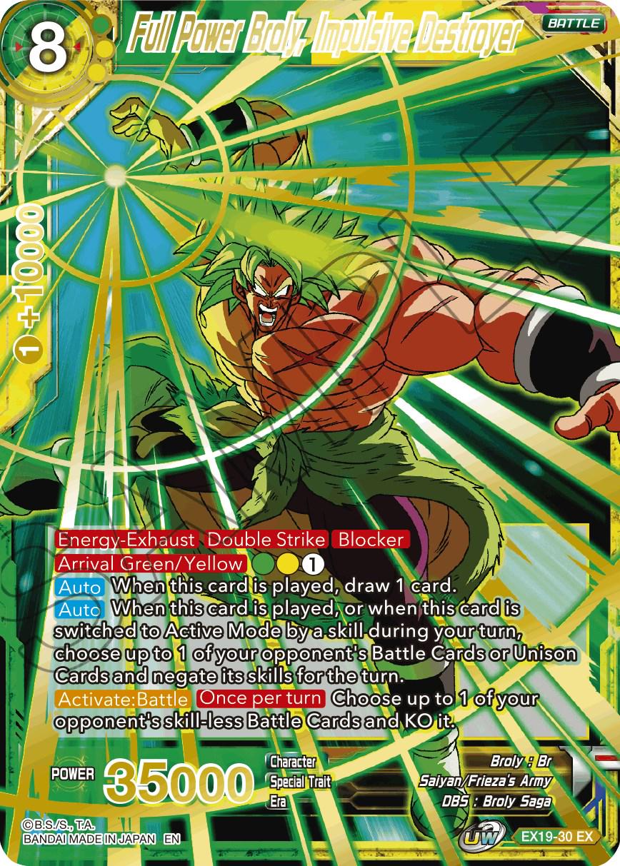 Full Power Broly, Impulsive Destroyer EX19-30