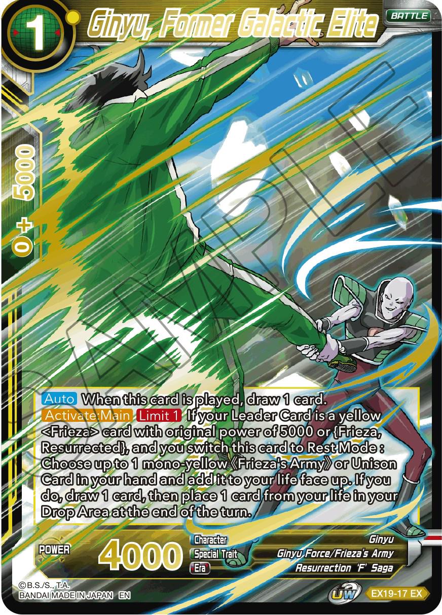 Ginyu, Former Galactic Elite EX19-17
