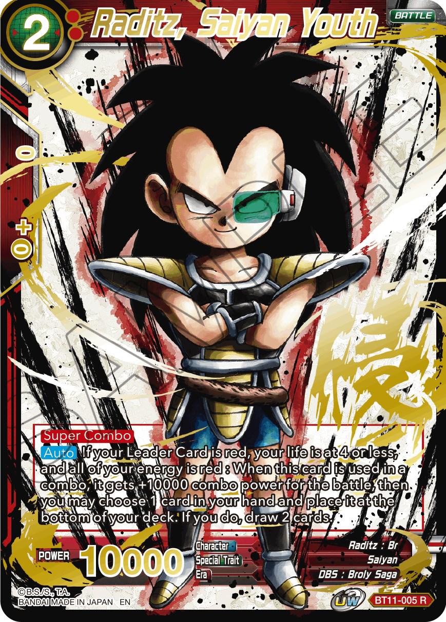Raditz, Saiyan Youth [Alternate Art] BT11-005