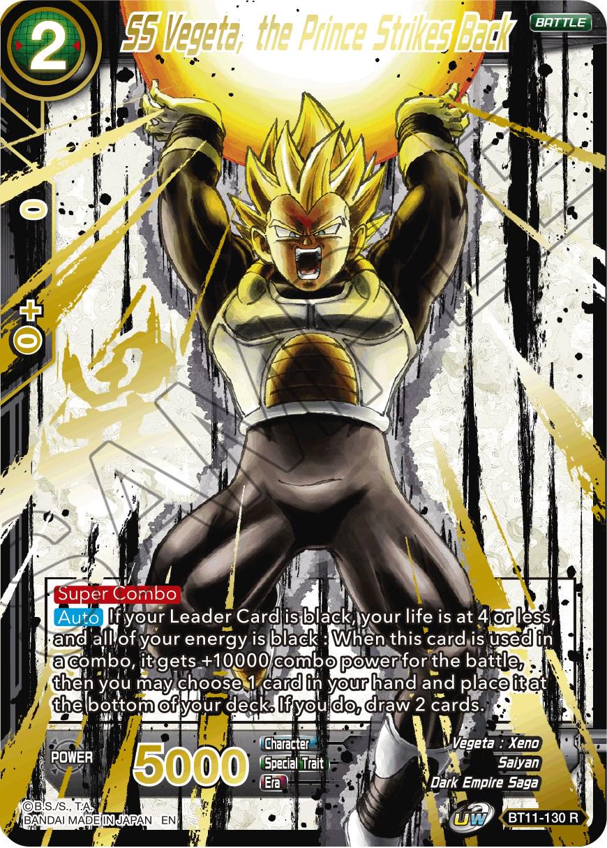 SS Vegeta, the Prince Strikes Back [Alternate Art] BT11-130