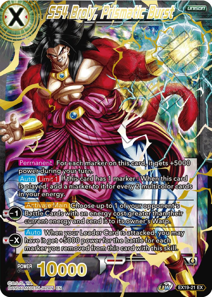 SS4 Broly, Prismatic Burst EX19-21