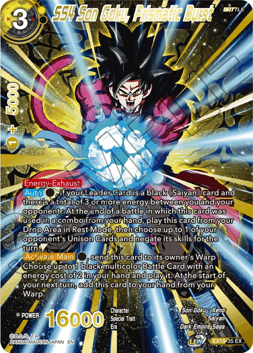 SS4 Son Goku, Prismatic Burst EX19-35