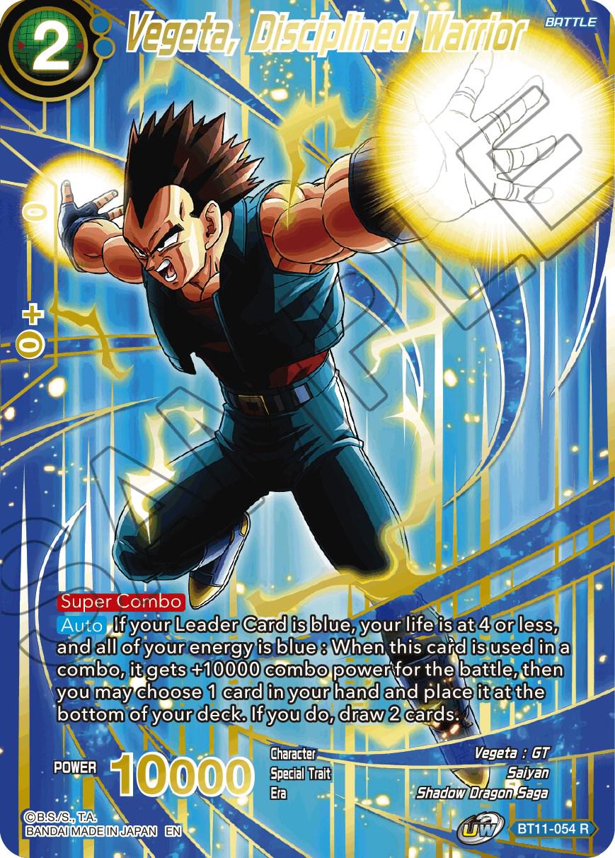 Vegeta, Disciplined Warrior [Alternate Art] BT11-054