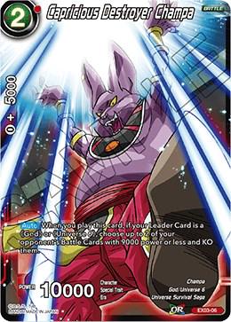 Capricious Destroyer Champa EX03-06