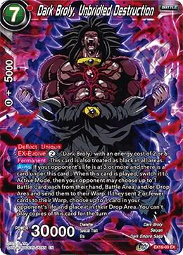 Dark Broly, Unbridled Destruction EX16-03