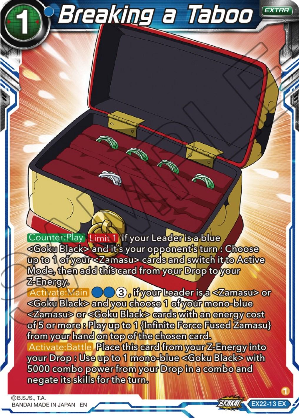 Breaking a Taboo EX22-13