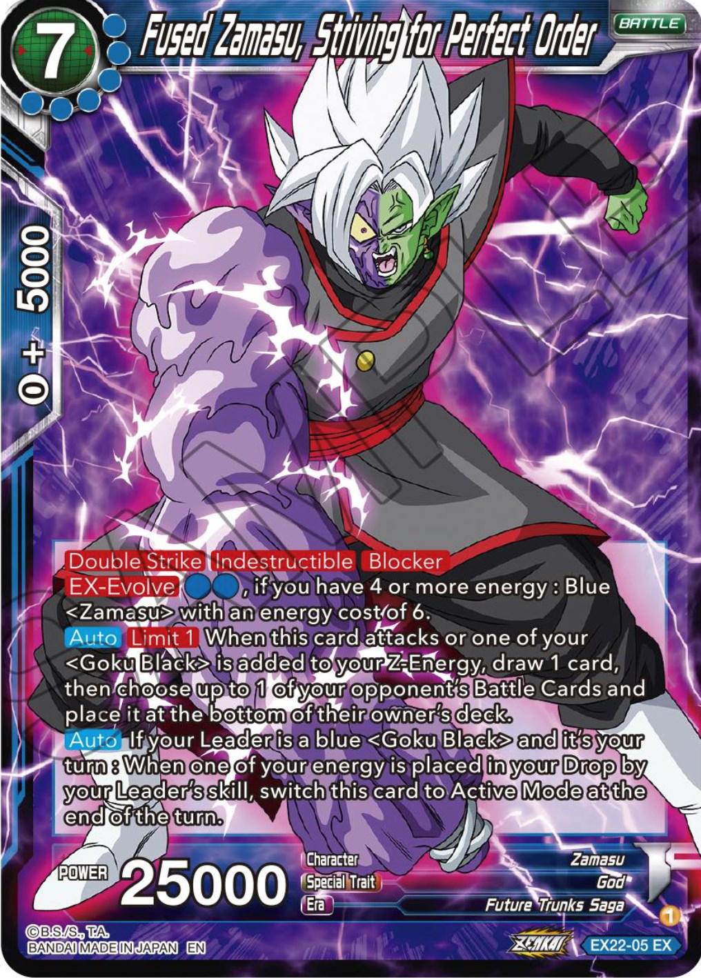 Fused Zamasu, Striving for Perfect Order EX22-05