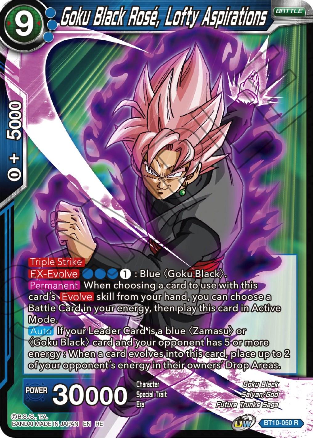 Goku Black Rose, Lofty Aspirations BT10-050