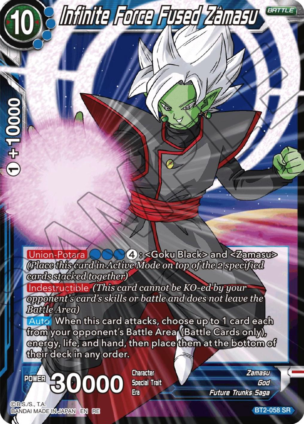 Infinite Force Fused Zamasu BT2-058