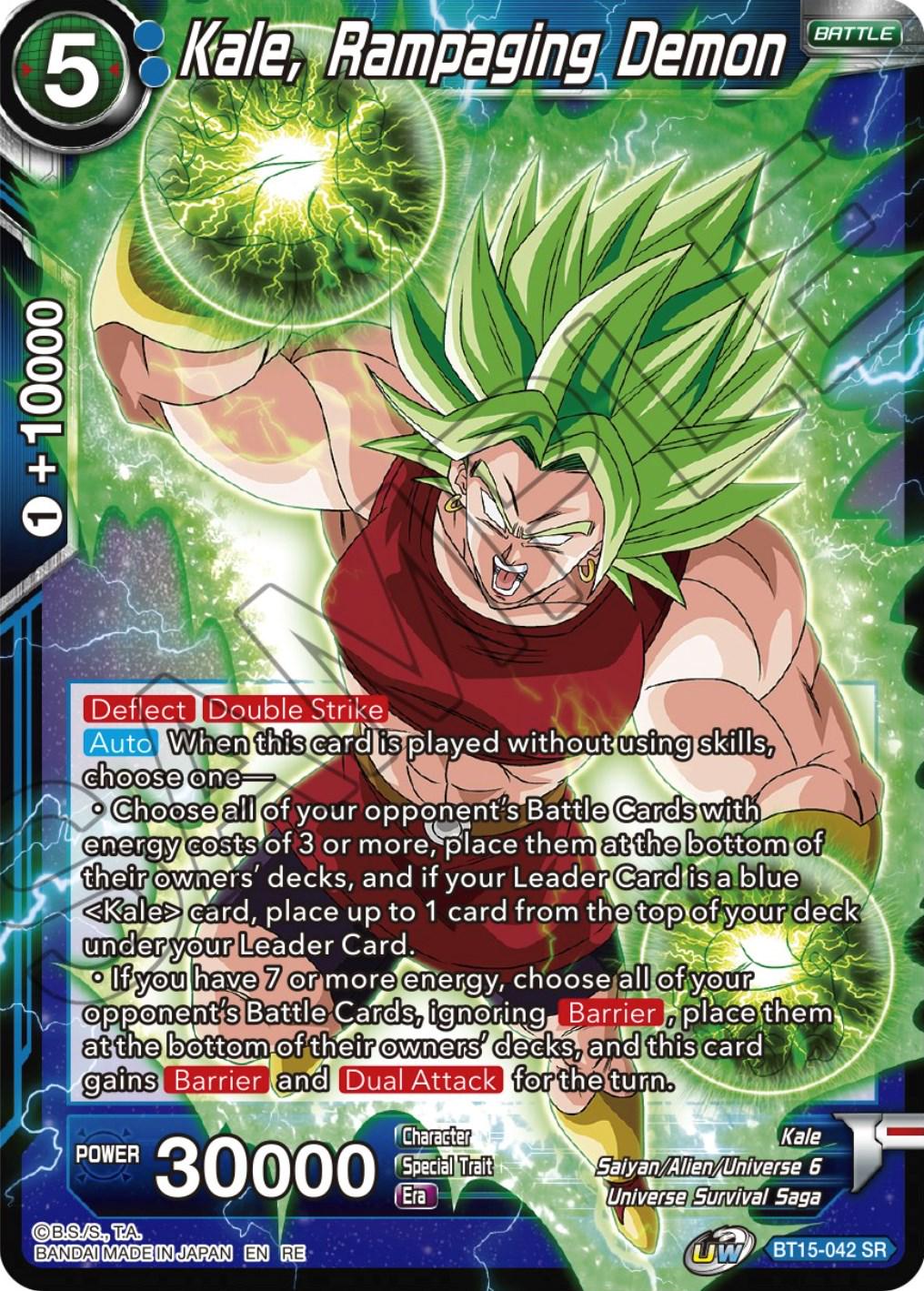 Kale, Rampaging Demon BT15-042