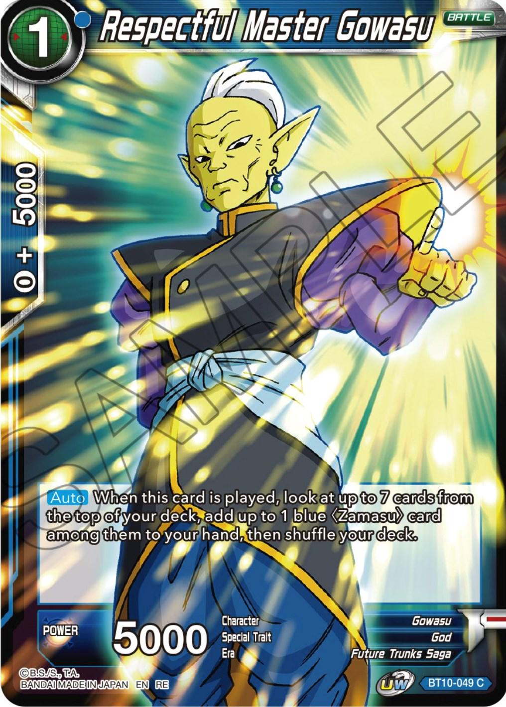 Respectful Master Gowasu BT10-049