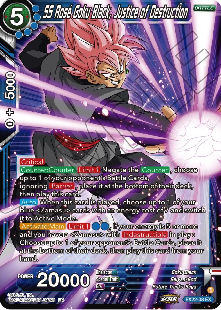 SS Rose Goku Black, Justice of Destruction EX22-08