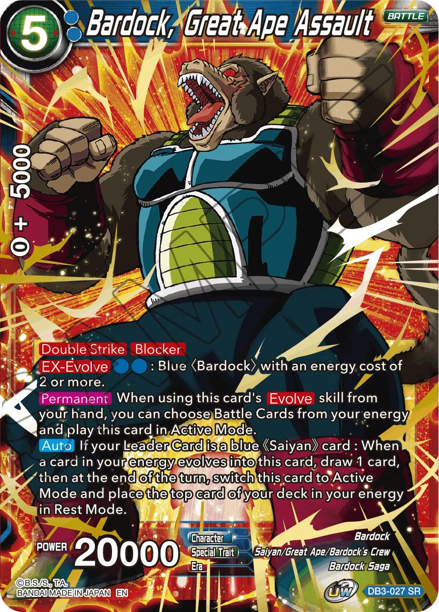 Bardock, Great Ape Assault DB3-027