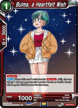Bulma, a Heartfelt Wish DB3-004