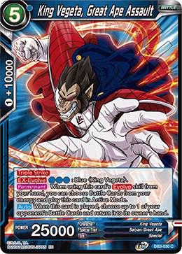 King Vegeta, Great Ape Assault DB3-030