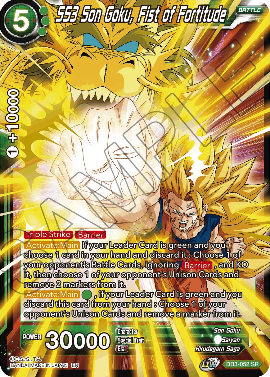 SS3 Son Goku, Fist of Fortitude DB3-052