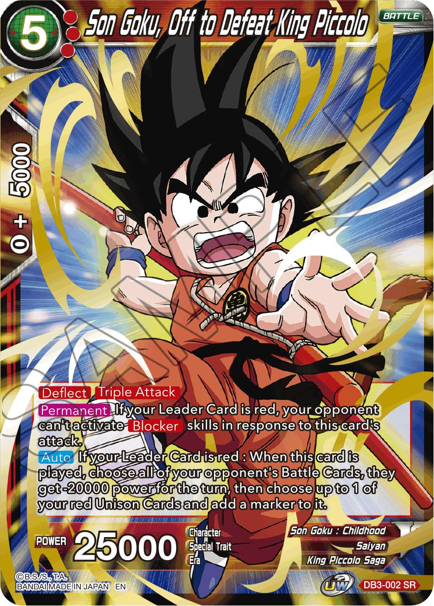 Son Goku, Off to Defeat King Piccolo DB3-002