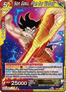 Son Goku, Plan for Victory DB3-122
