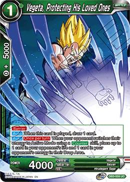 Vegeta, Protecting His Loved Ones DB3-059