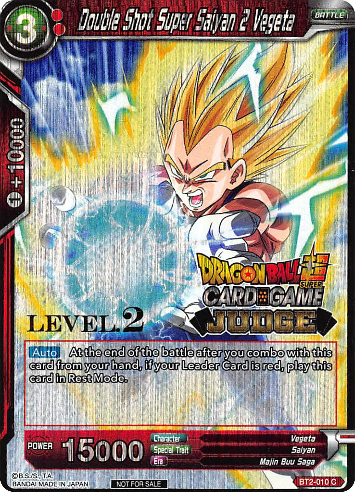 Double Shot Super Saiyan 2 Vegeta [Level 2] BT2-010