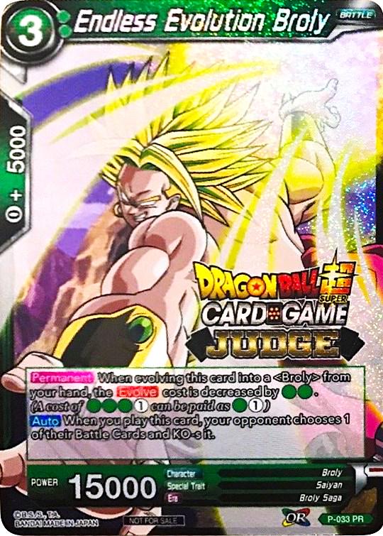 Endless Evolution Broly P-033