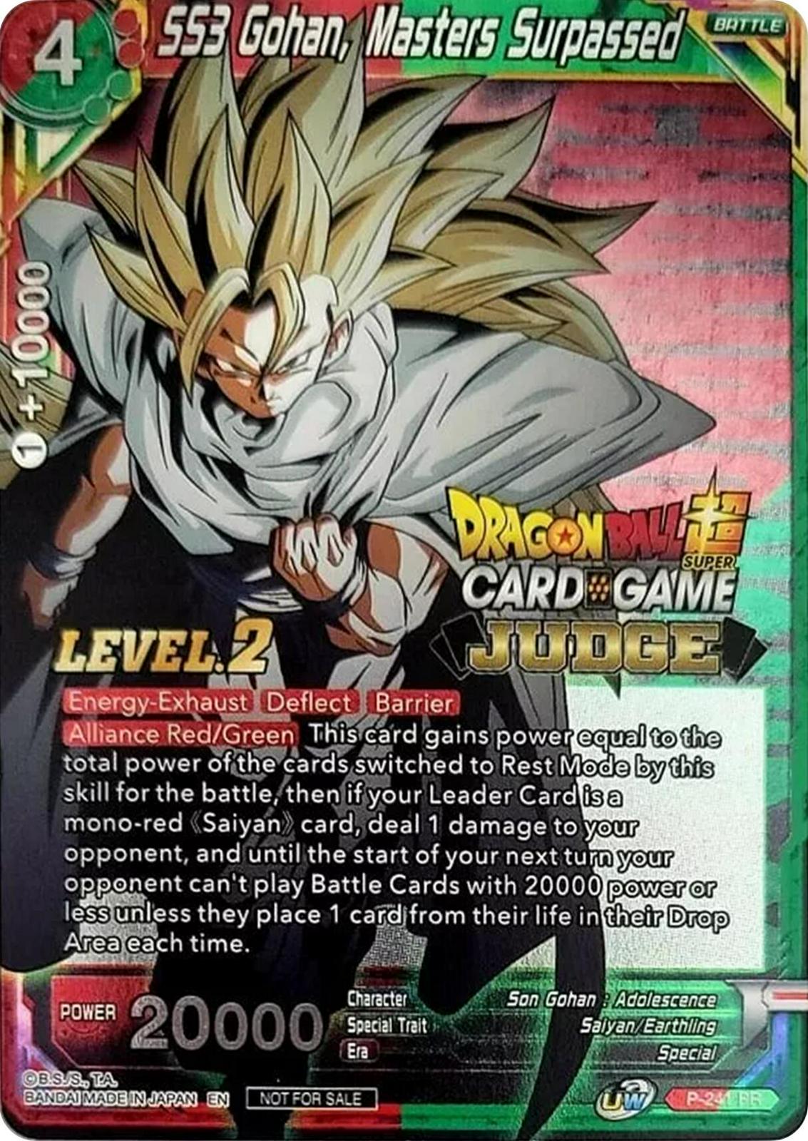 SS3 Gohan, Masters Surpassed [Level 2 Foil] P-241