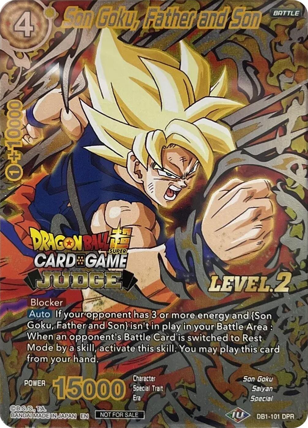 Son Goku, Father and Son [Level 2 Foil] DB1-101