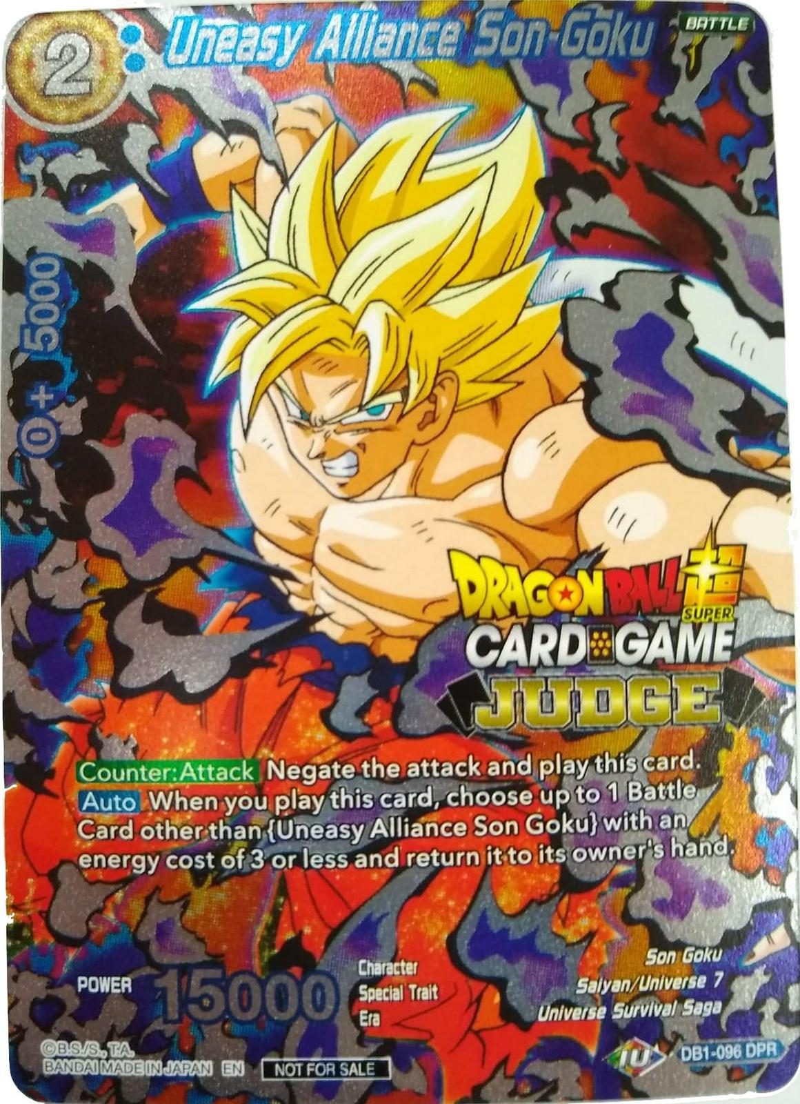 Uneasy Alliance Son Goku DB1-096