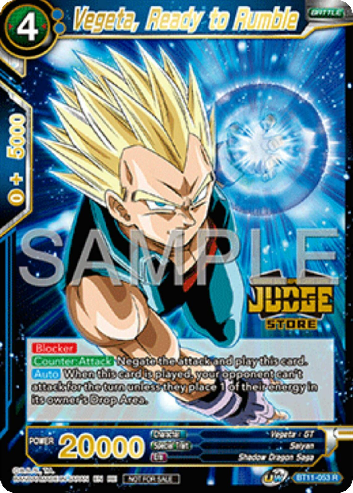 Vegeta, Ready to Rumble [Judge Pack Vol.17 Foil] BT11-053