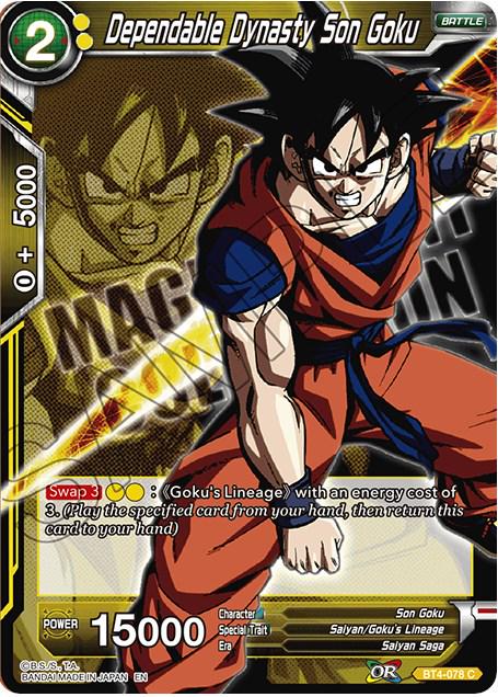 Dependable Dynasty Son Goku BT4-078