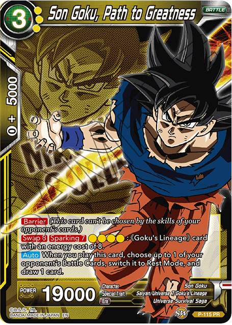 Son Goku, Path to Greatness P-115