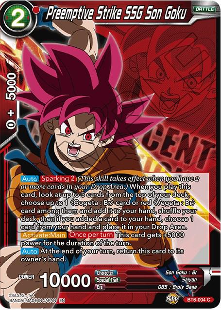 Preemptive Strike SSG Son Goku BT6-004