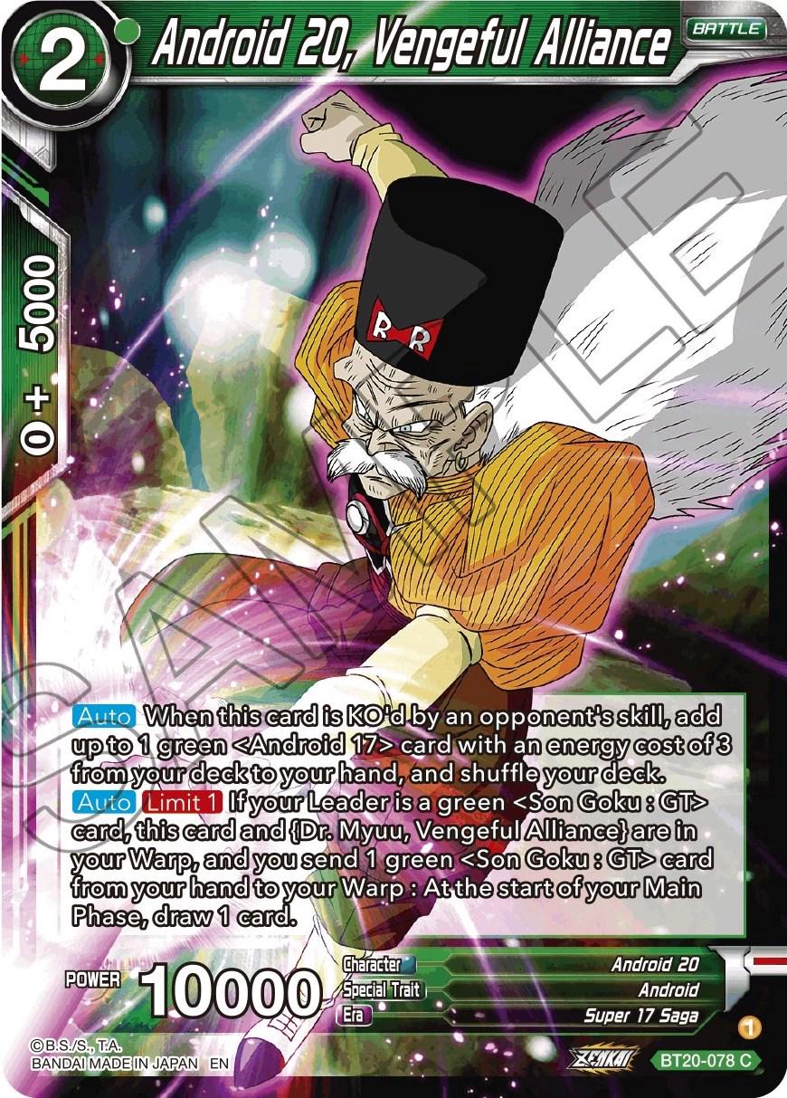 Android 20, Vengeful Alliance BT20-078