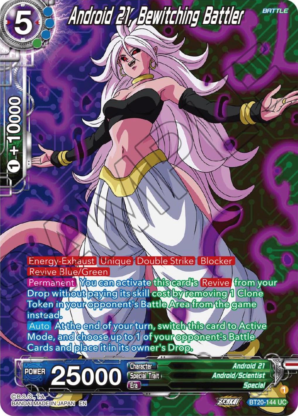 Android 21, Bewitching Battler [Silver Foil] BT20-144