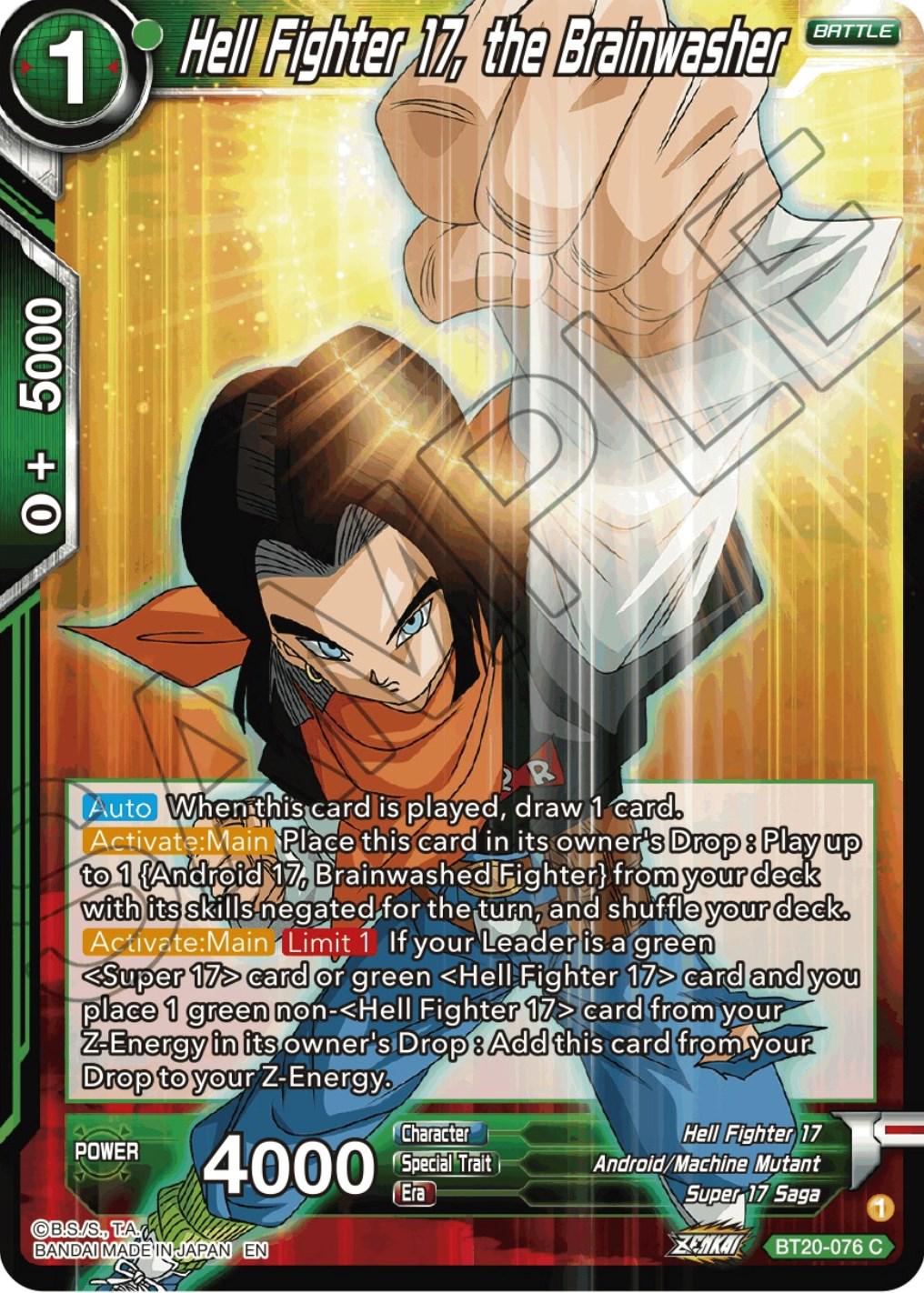 Hell Fighter 17, the Brainwasher BT20-076
