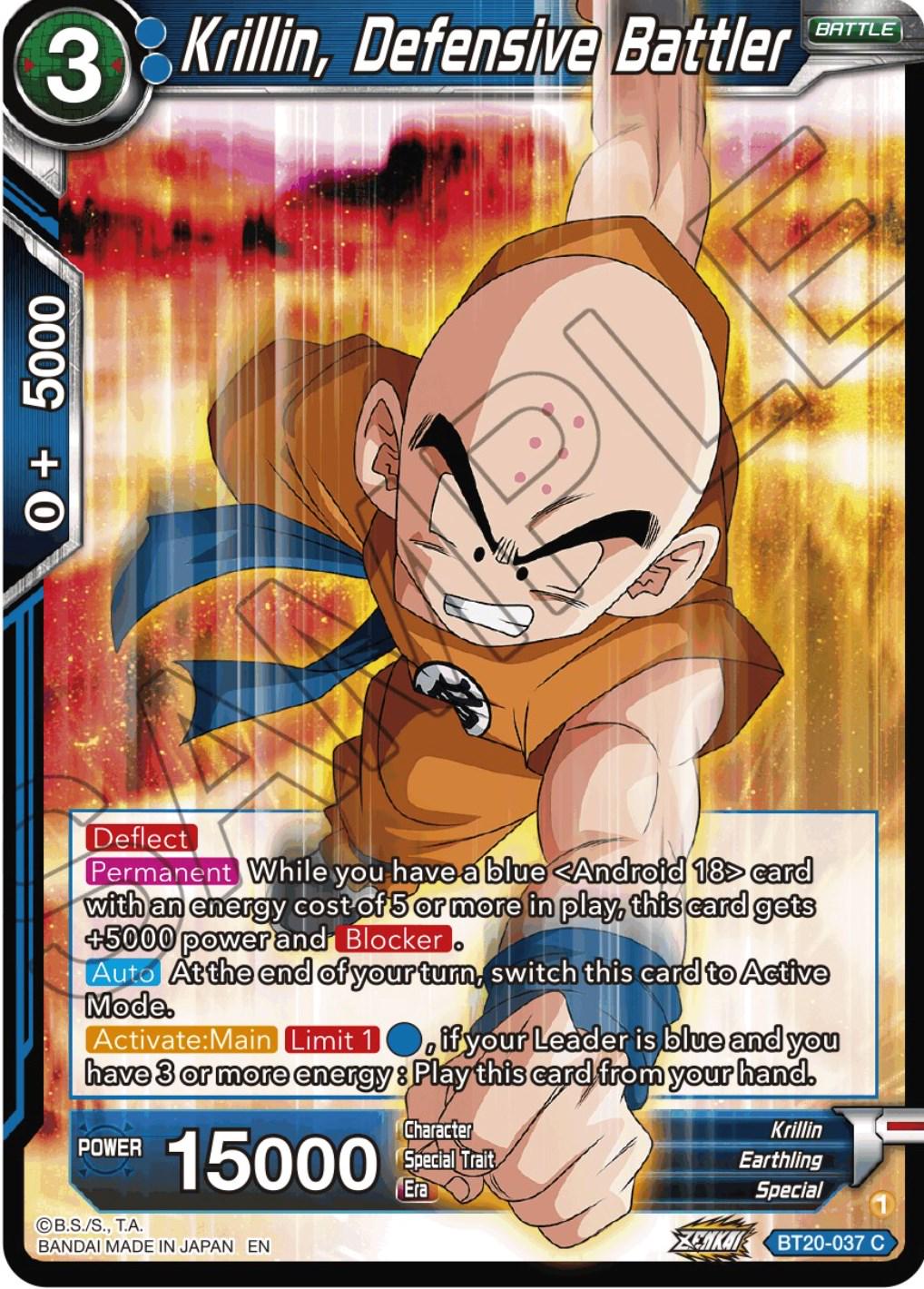 Krillin, Defensive Battler BT20-037