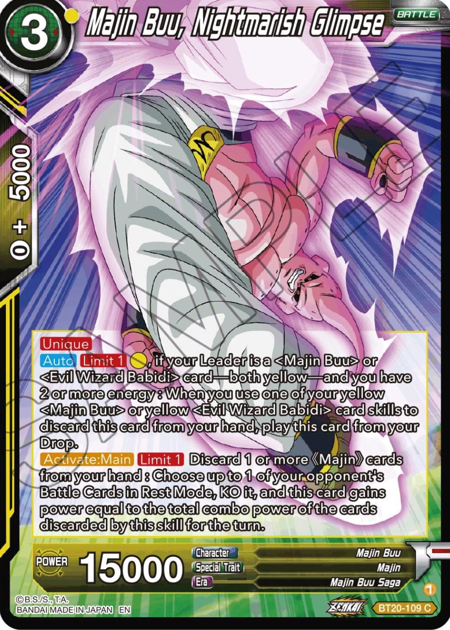 Majin Buu, Nightmarish Glimpse BT20-109