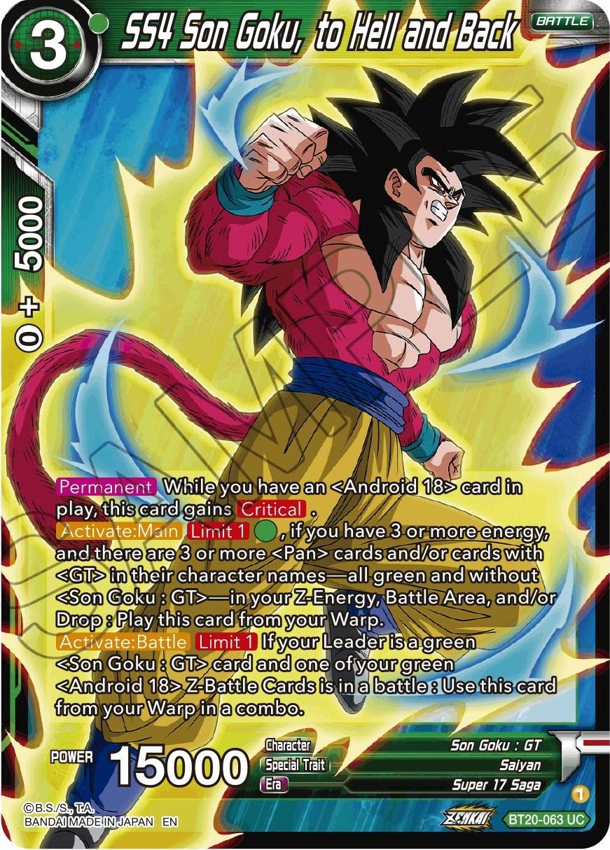 SS4 Son Goku, to Hell and Back BT20-063