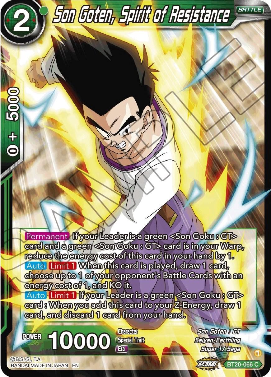 Son Goten, Spirit of Resistance BT20-066