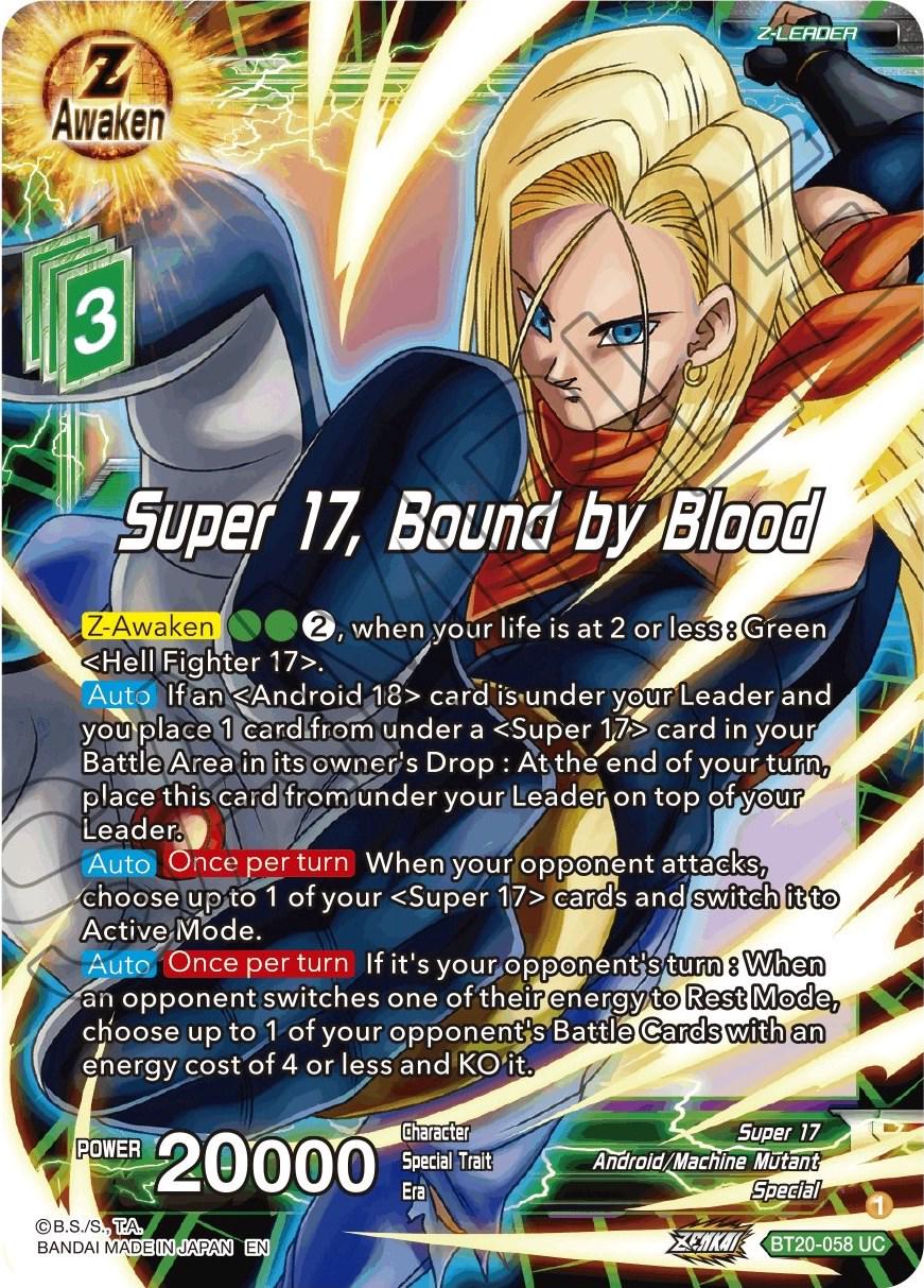 Super 17, Bound by Blood BT20-058