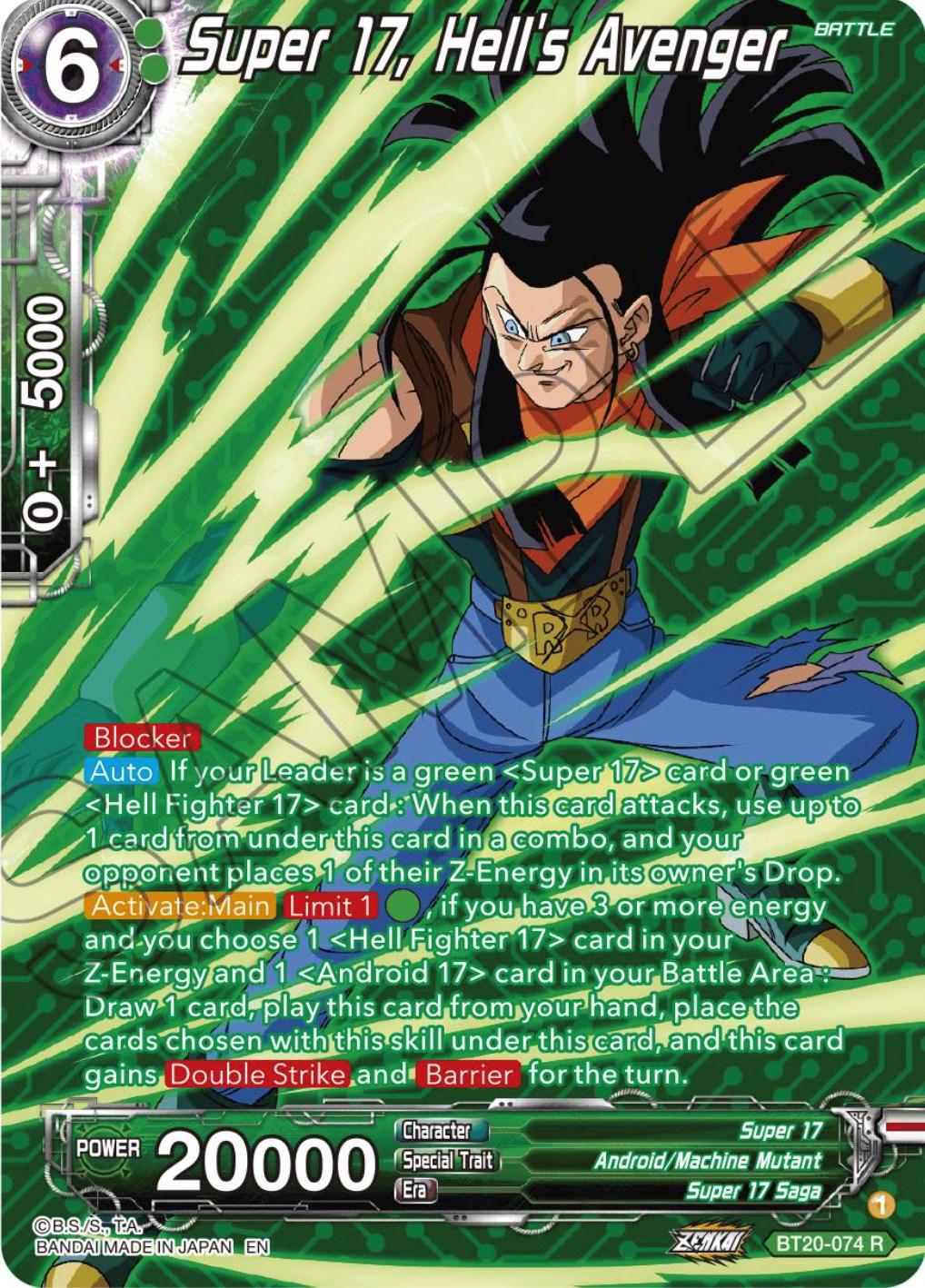 Super 17, Hell's Avenger [Silver Foil] BT20-074