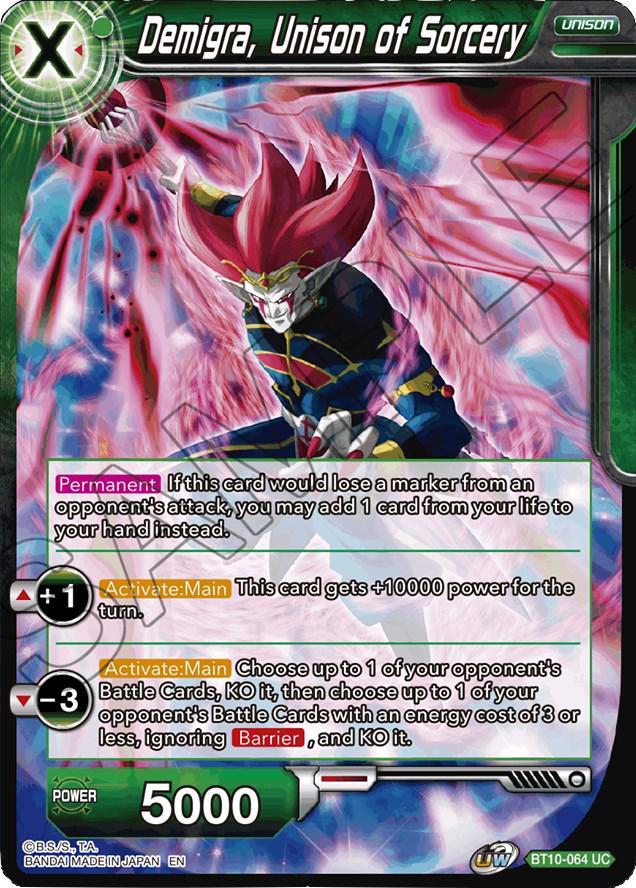 Demigra, Unison of Sorcery BT10-064