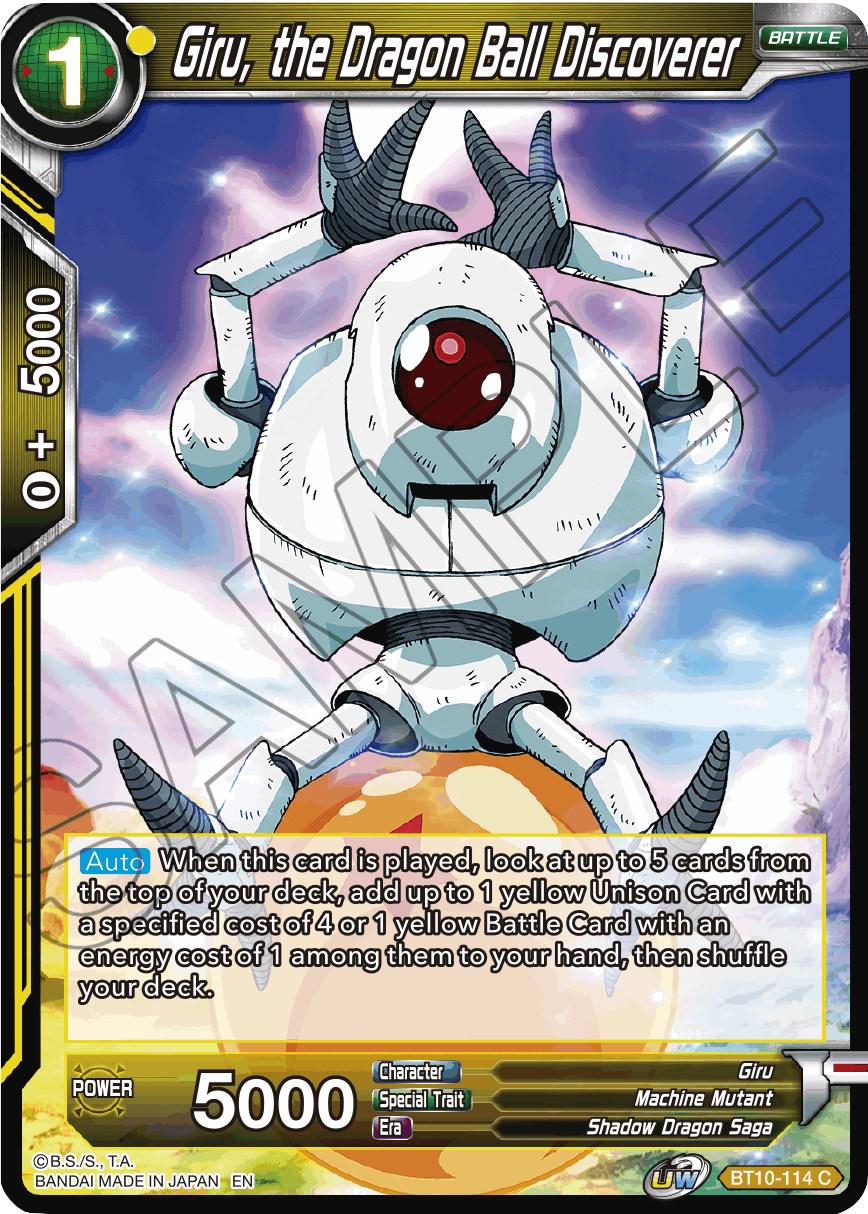 Giru, the Dragon Ball Discoverer BT10-114